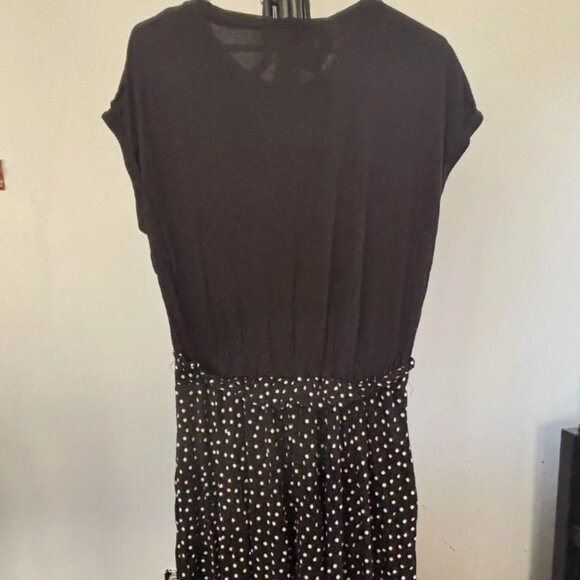 Lascana Dresses & Skirts - Polka Dot 2 in 1 Look Dress, Black & White, Size M, NEW with Tags, Lascana Pure